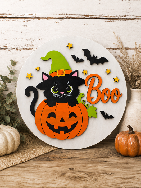 Boo Black Cat