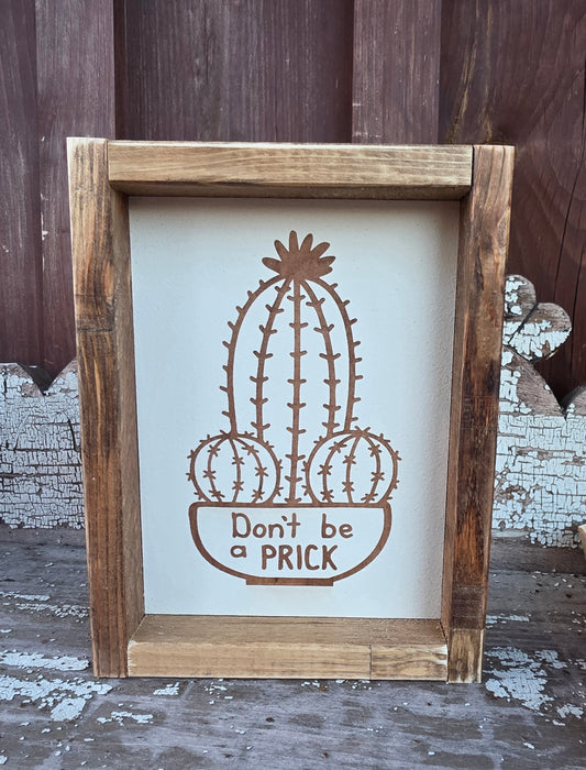 Don't be a prick
