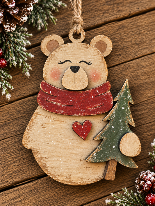 Vintage Snowman Ornament DIY