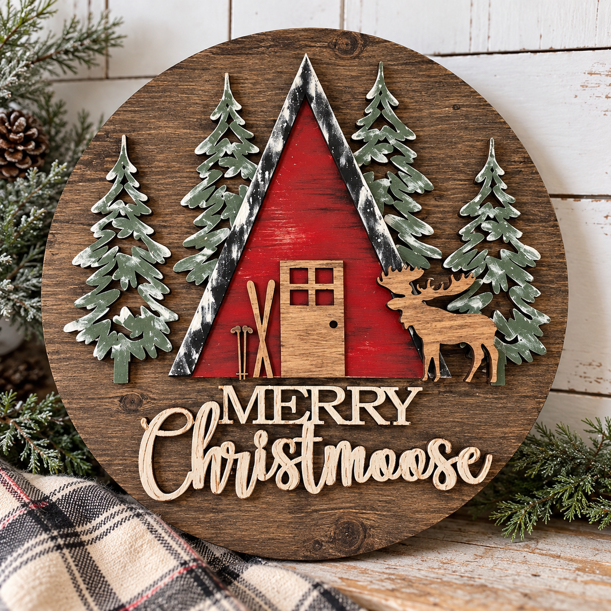 Merry Chrismoose DIY