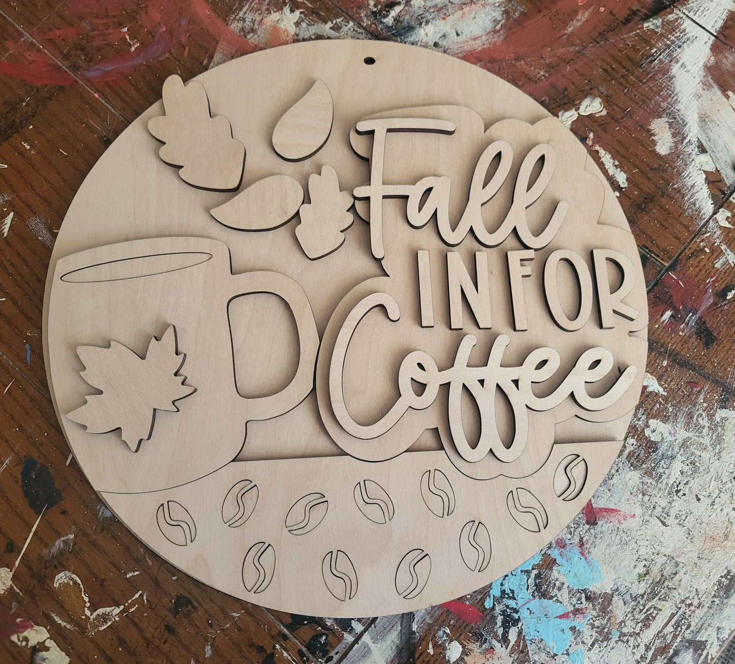 Fall in for coffee - DIY or completed.