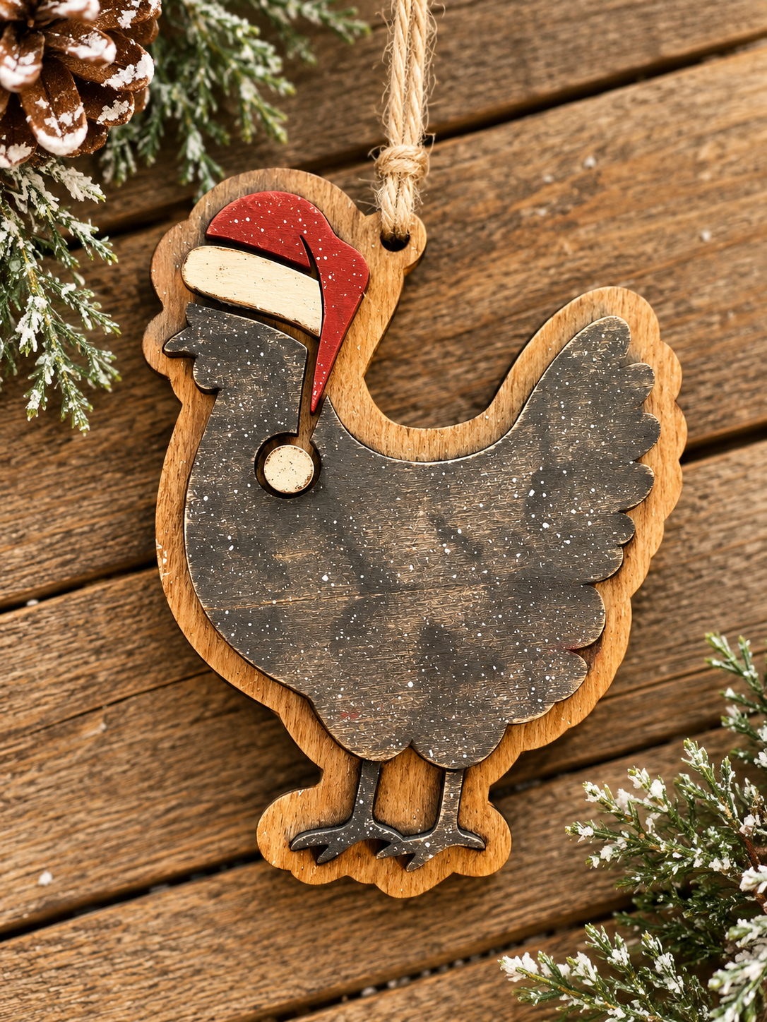 Chicken Ornament DIY