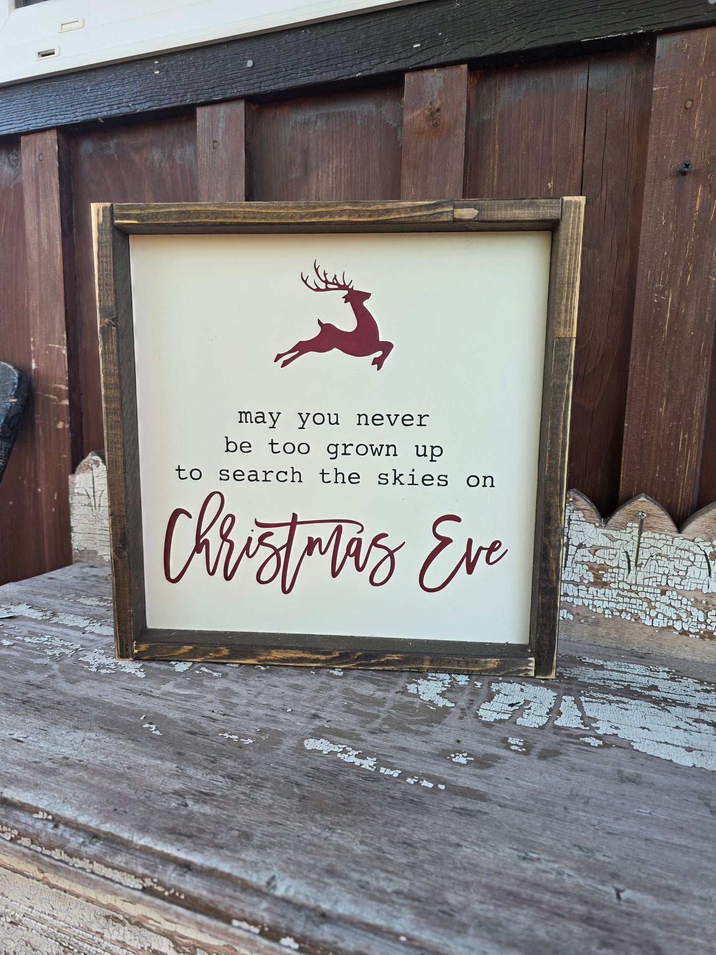Christmas eve with deer