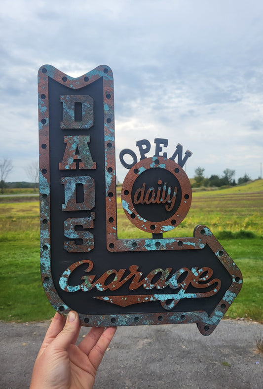 Dad's Garage Sign