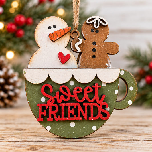 Sweet Friends Ornament DIY