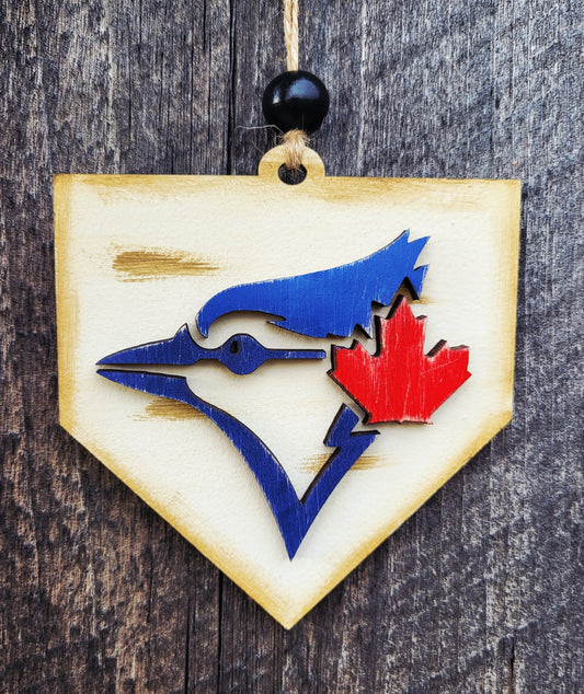 Oversized Home Plate Ornament