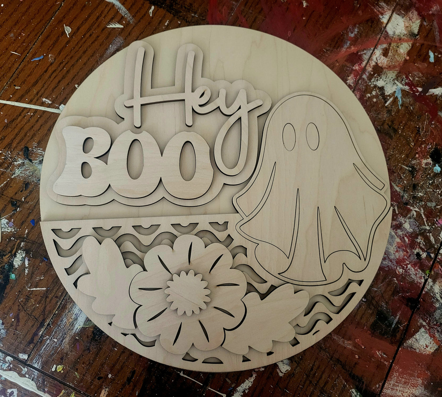 Hey Boo- Completed or DIY Kit