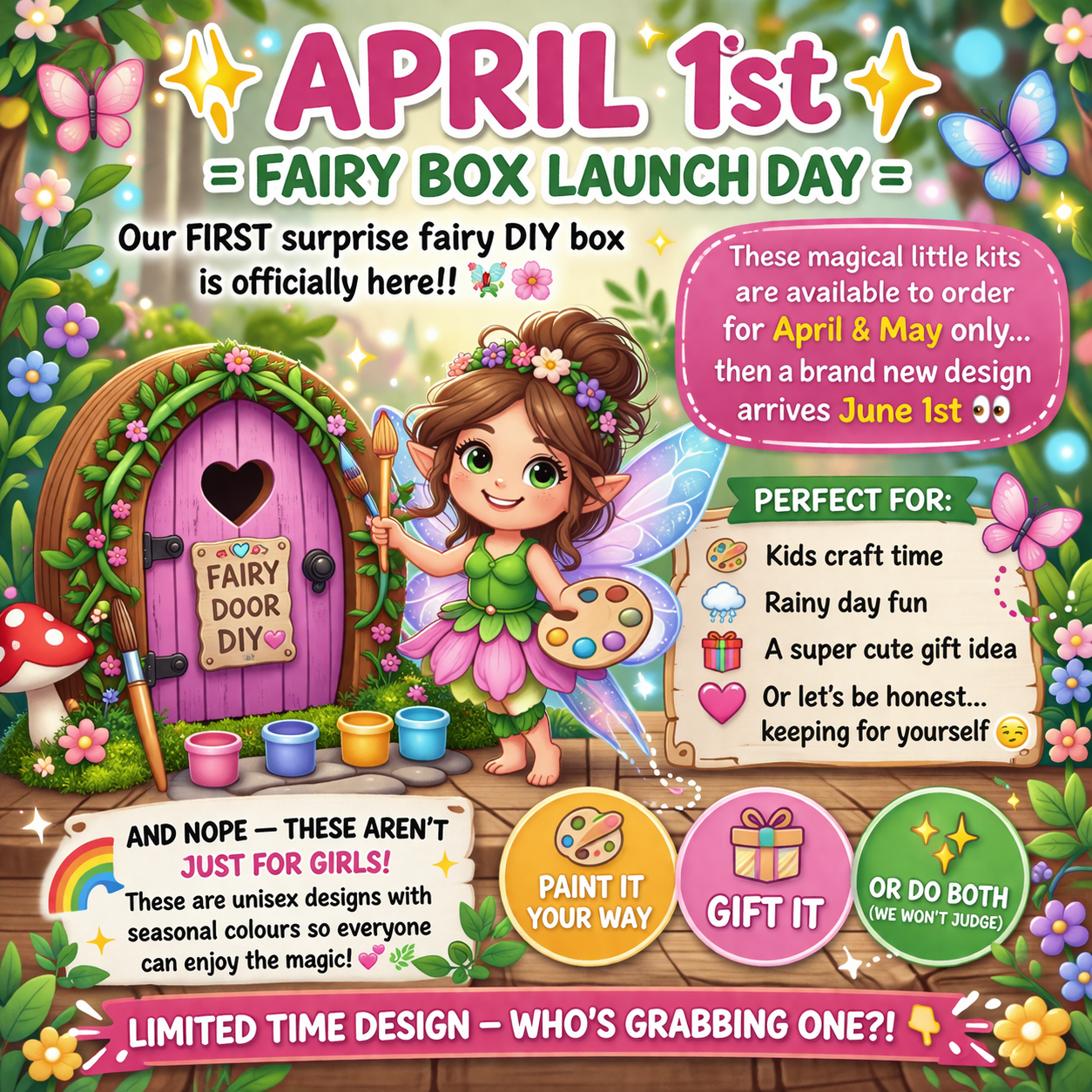 Mystery Fairy house- This design is available until May 20