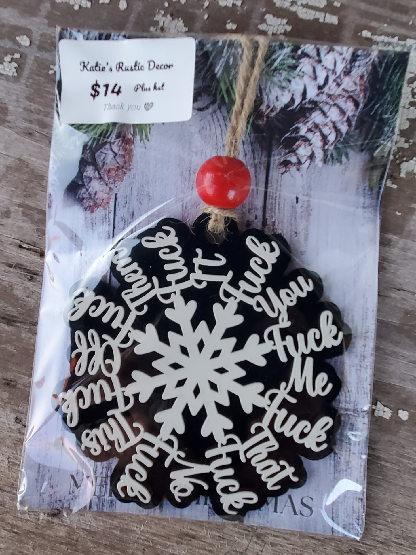 Fuck it Ornament