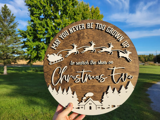 3D Christmas Round