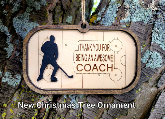 Hockey Ornament