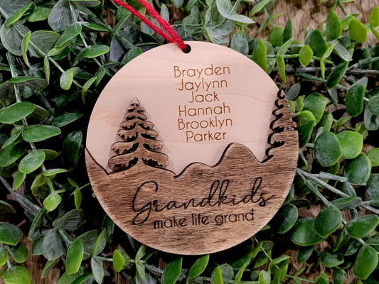 Grandkids ornament