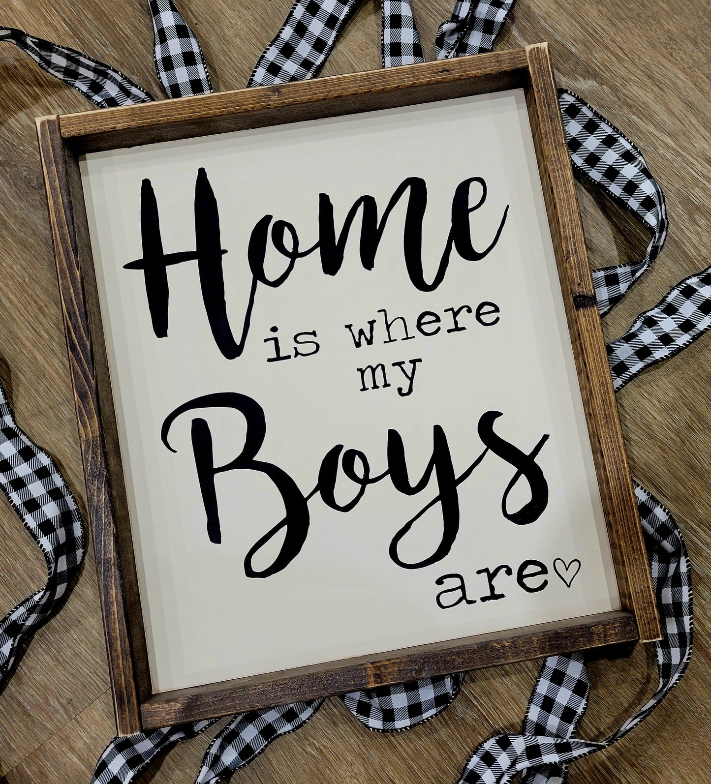 Home is where my boys are