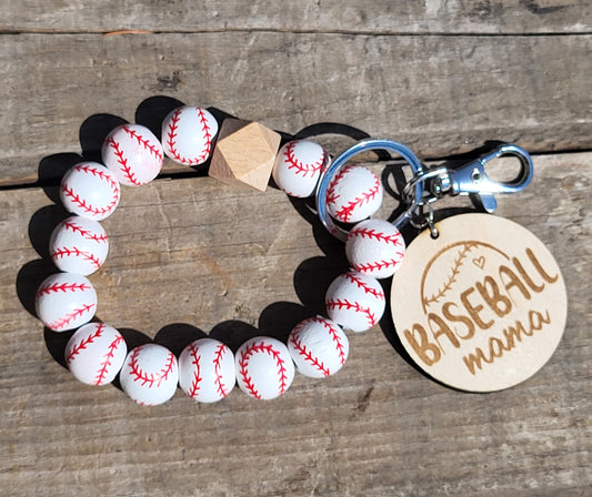 Baseball Wristlet