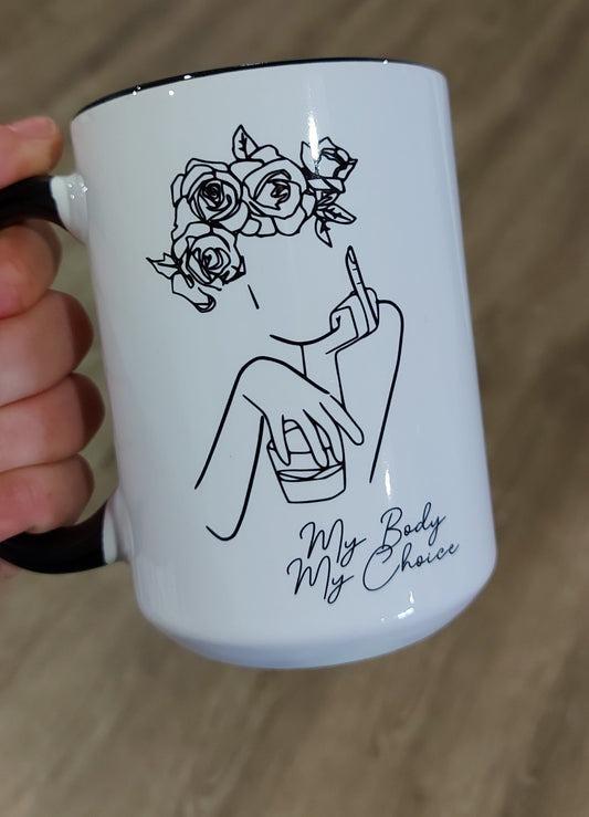 Floral Middle Finger