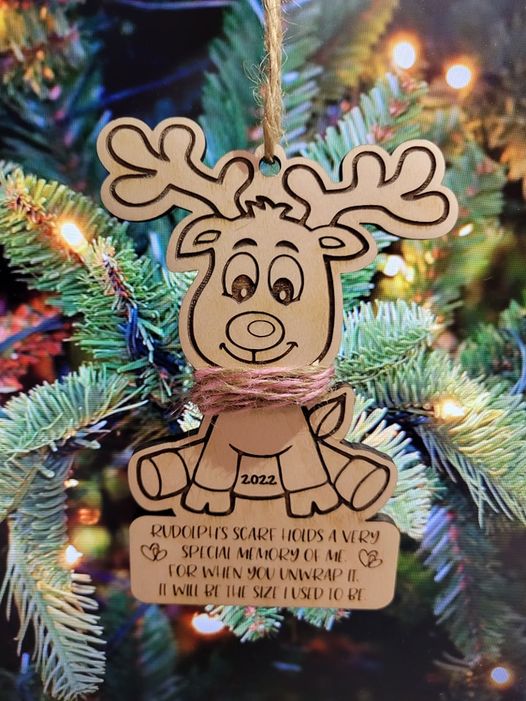 Reindeer Measuring Scarf