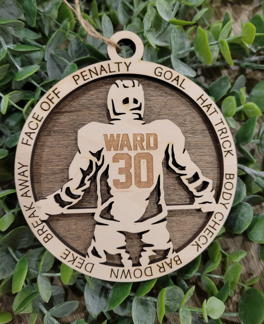 Hockey Ornament