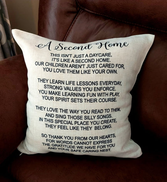 A Second Home Pillow
